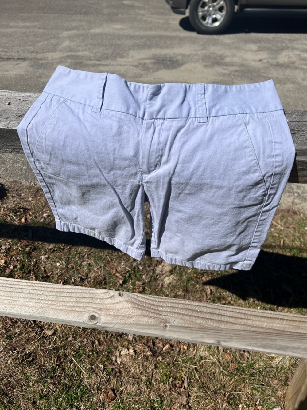 J. Crew light blue Bermuda Shorts Tailored Cotton Blend - Picture 5 of 5